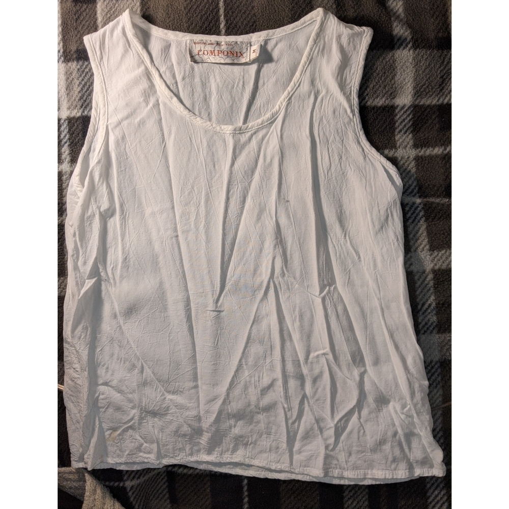 Componix Marsha & Julio White Blouse